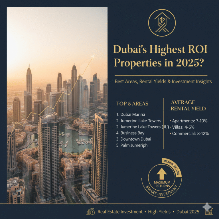 Highest ROI Properties in Dubai